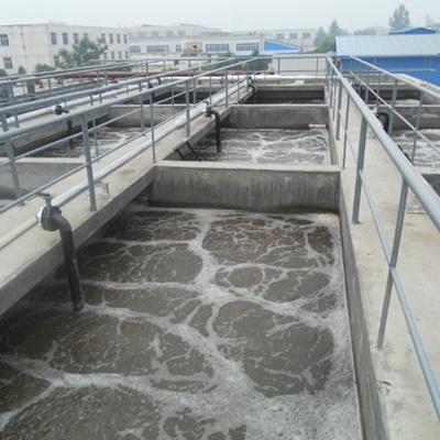 中堂造纸厂废水处理工程 接触氧化池建设